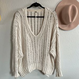 Free People Infinite V-Neck Sweater